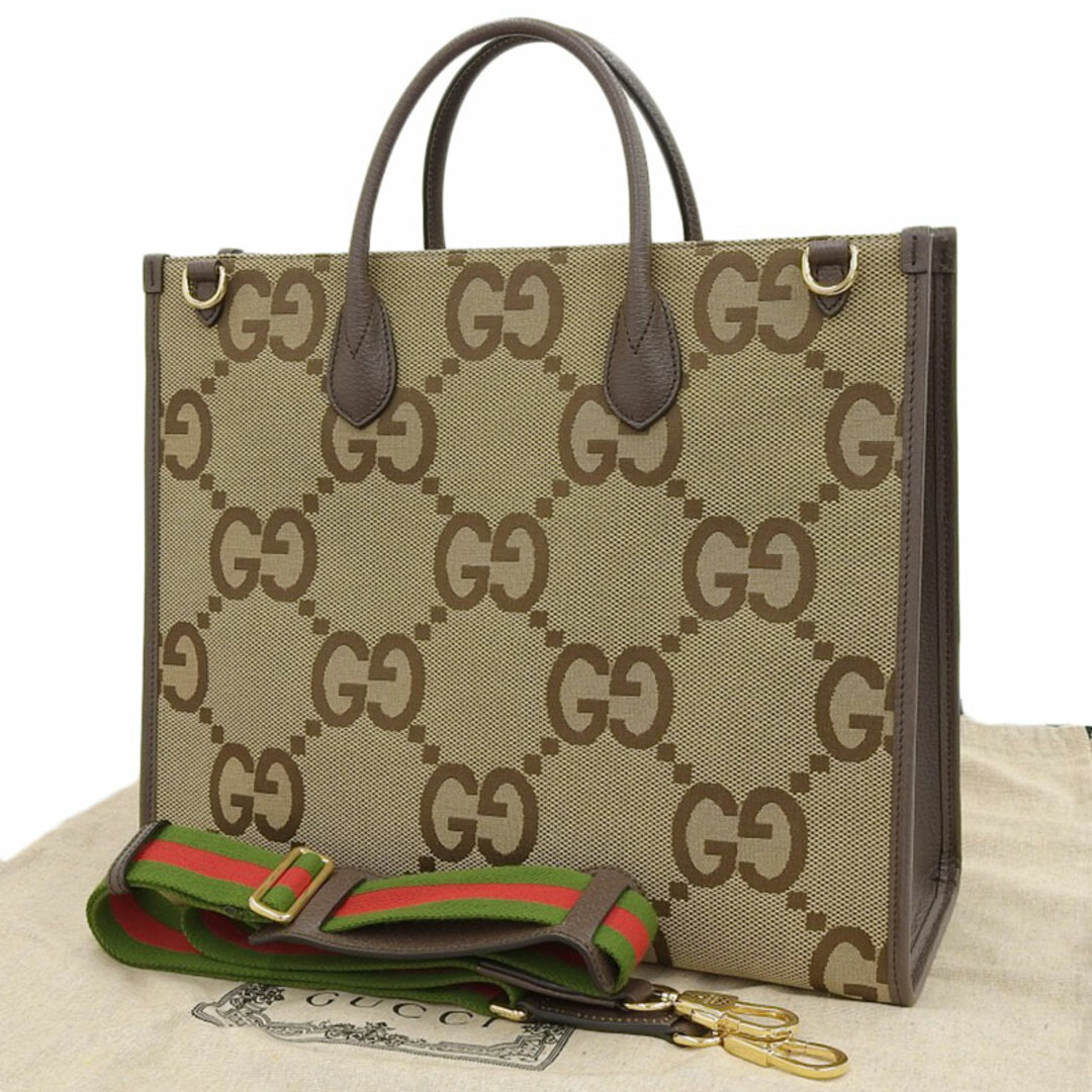 Gucci - グッチ GUCCI ジャンボGG トートバッグ 2WAYバッグ ショルダー Gucci - グッチ GUCCI ジャンボGG トートバッグ 2WAYバッグ ショルダー