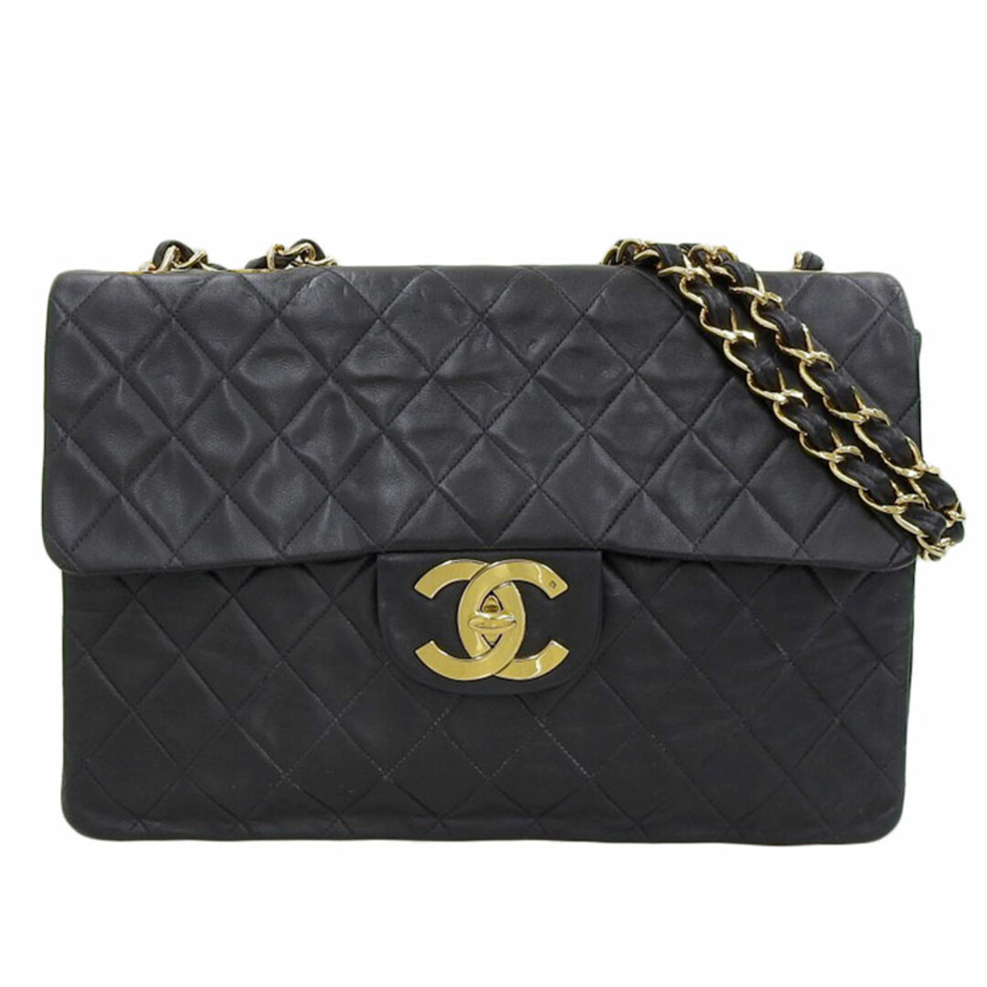 シャネル CHANEL デカマトラッセ 34 ココマーク ショルダーバッグ チェーンショルダー ラムスキン ブラックA01094 中古 新入荷  CH0882 | フリマアプリ ラクマ