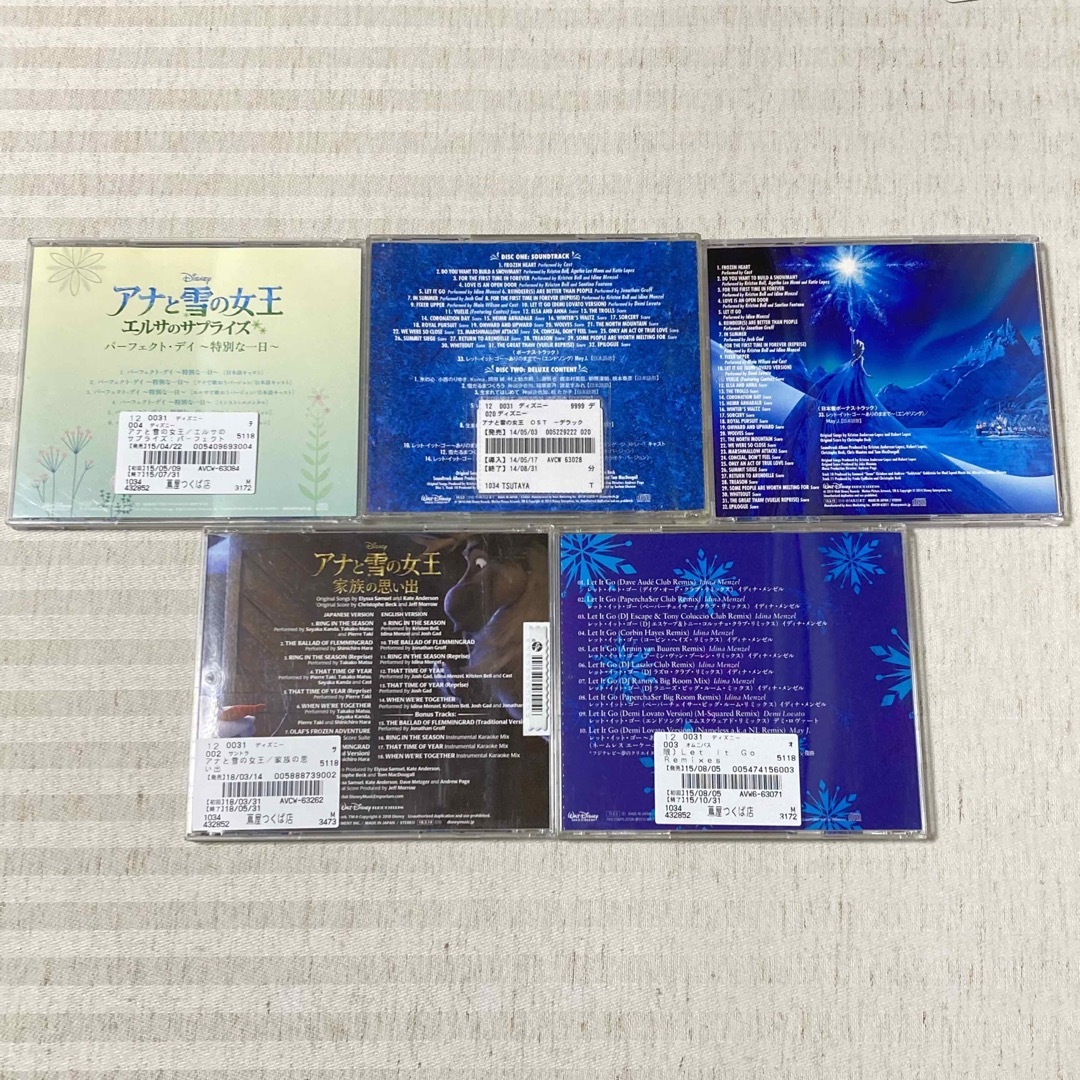 【CD】アナと雪の女王　サントラ　日本語版・英語版　アナ雪 エンタメ/ホビーのCD(キッズ/ファミリー)の商品写真