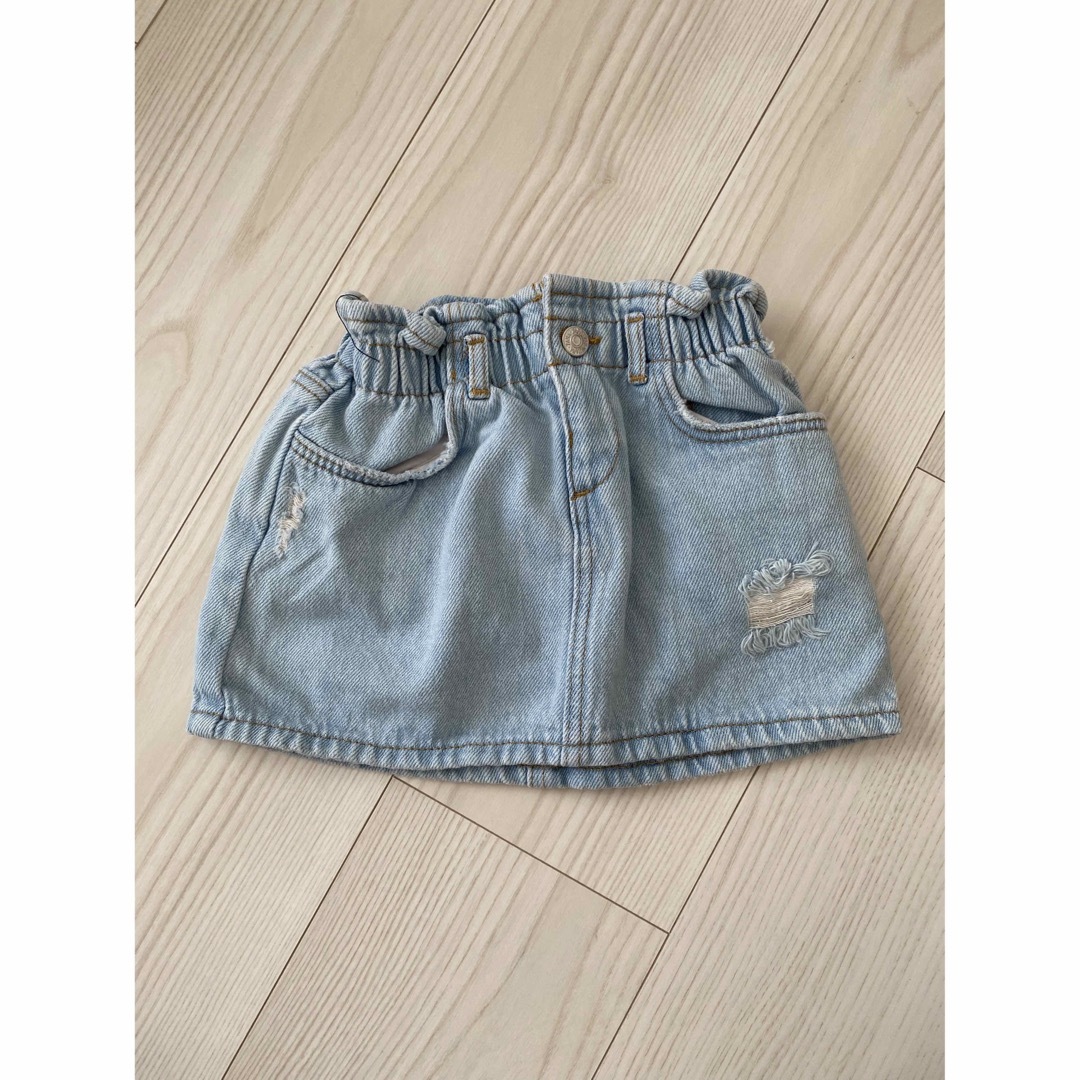 ZARA KIDS(ザラキッズ)のZARA デニム　ミニスカート キッズ/ベビー/マタニティのベビー服(~85cm)(スカート)の商品写真