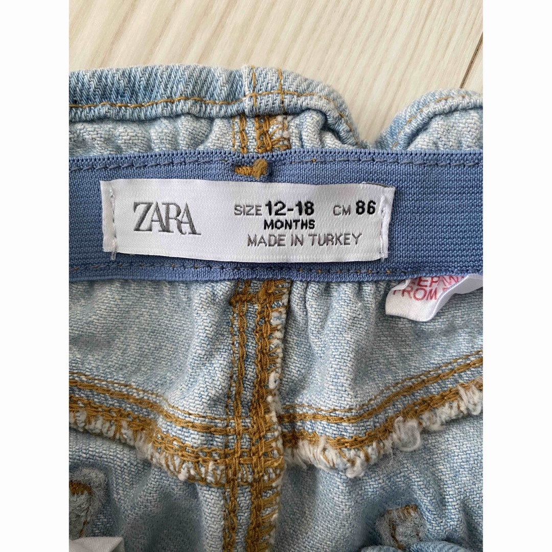 ZARA デニム　ミニスカート