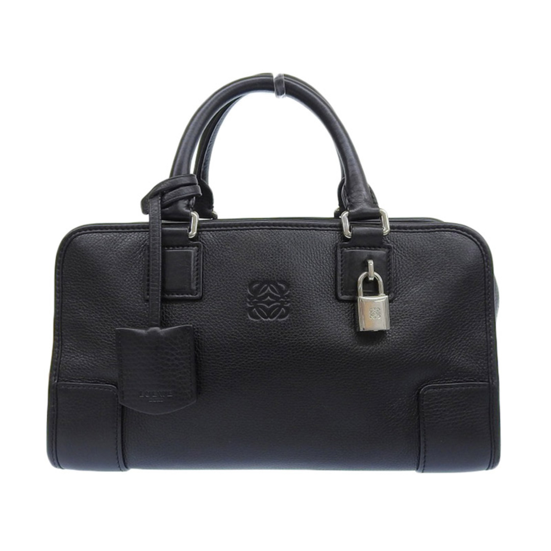 ロエベ LOEWE アマソナ28 ハンドバッグ レザー ブラック  新入荷 OB1589