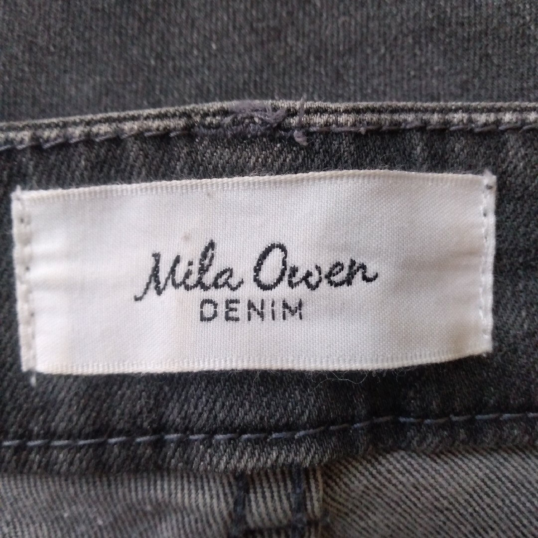 Mila Owen(ミラオーウェン)のミラオーウェン ストレッチデニム グレー denim レディースのパンツ(デニム/ジーンズ)の商品写真