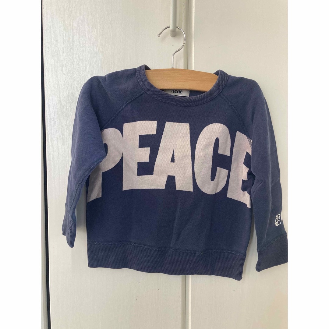 ACNE(アクネ)のAcne PEACE トレーナー　キッズサイズ3 キッズ/ベビー/マタニティのキッズ服男の子用(90cm~)(その他)の商品写真