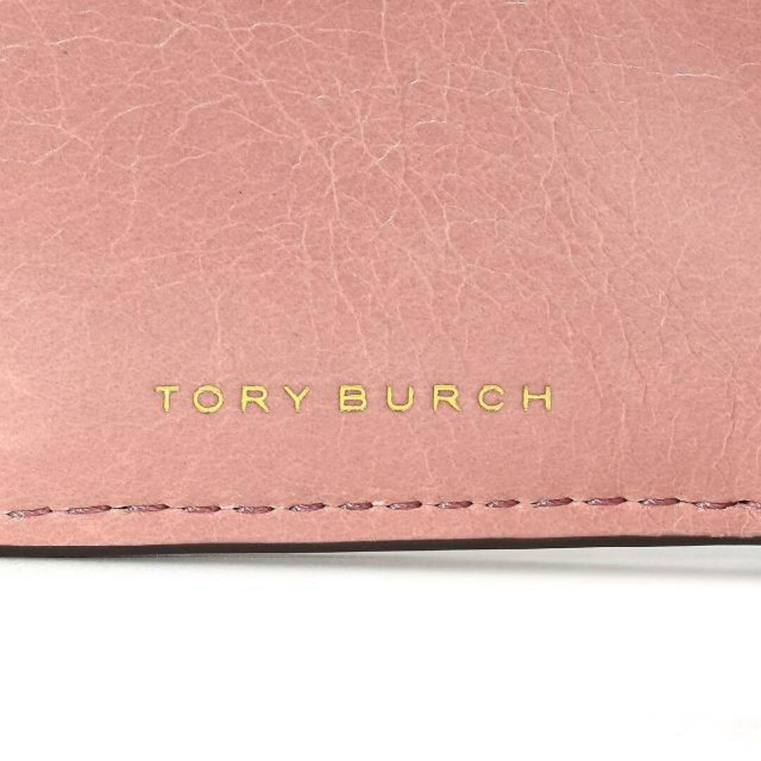 Tory Burch - 新品 トリーバーチ TORY BURCH 2つ折り財布 キラ ピンク