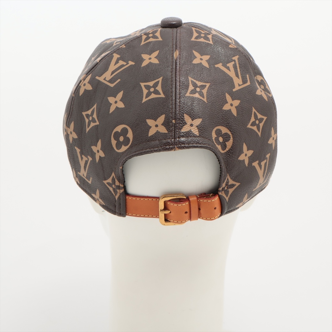 LOUIS VUITTON(ルイヴィトン)のヴィトン×シュプリーム  コットン×レザー  ブラウン メンズ キャップ メンズの帽子(キャップ)の商品写真