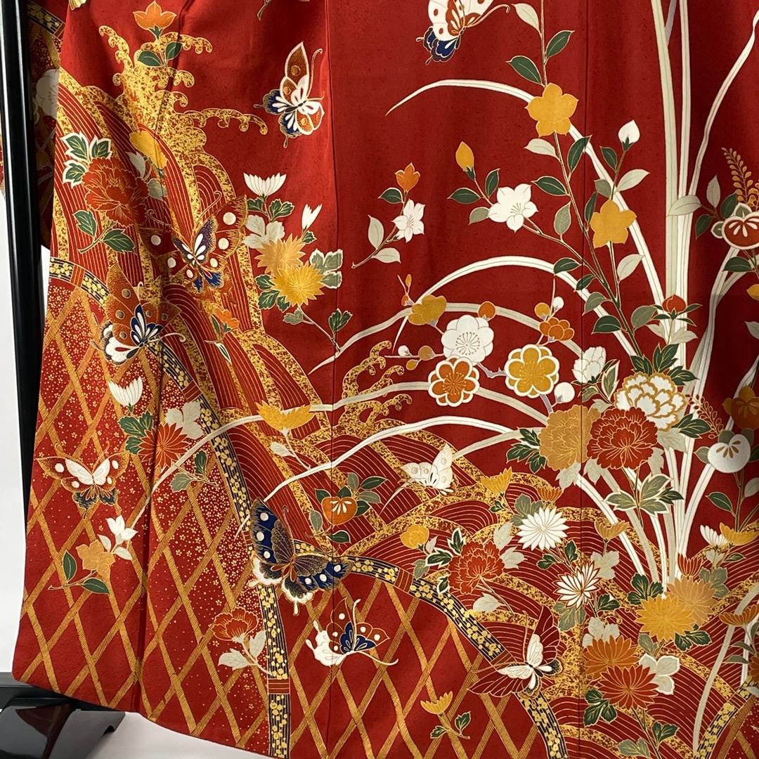 振袖 秀品 身丈168.5cm 裄丈66cm 正絹