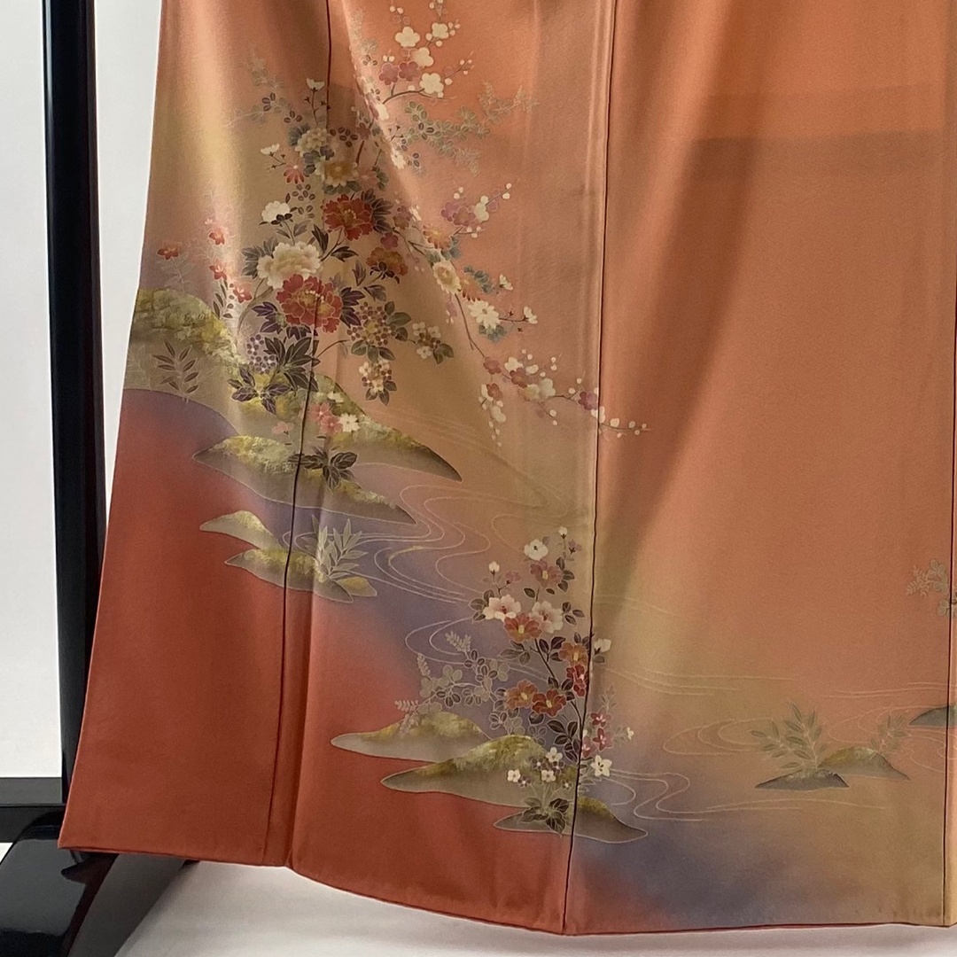 付下げ 身丈154cm 裄丈67cm 正絹 秀品 【中古】