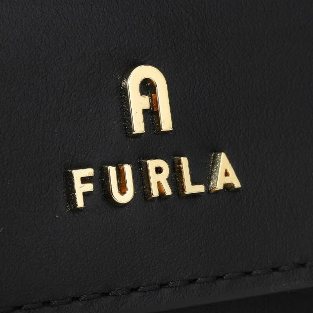 新品 フルラ FURLA カードケース カメリア CARD CASE ネロ