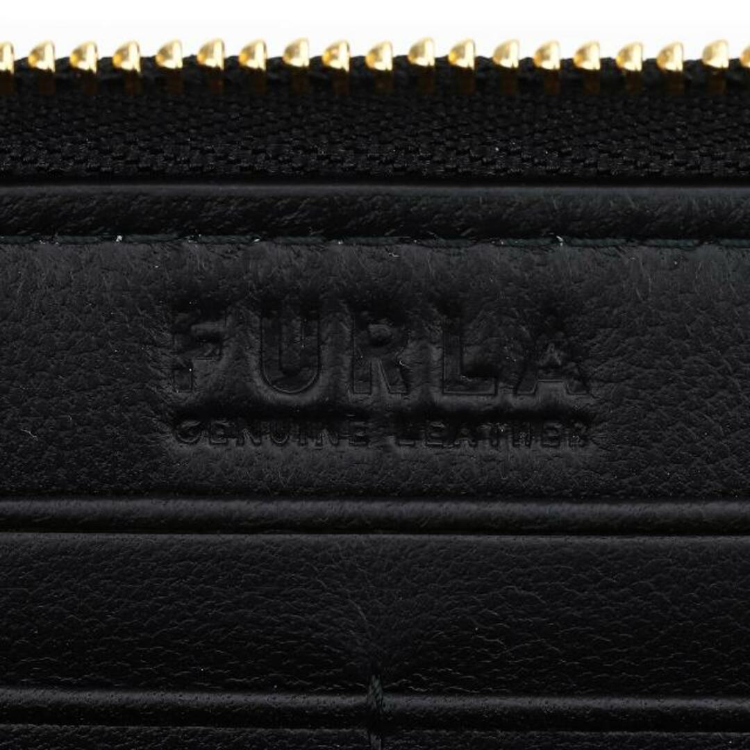 新品 フルラ FURLA 長財布 カメリア ジップアラウンド XL ネロ
