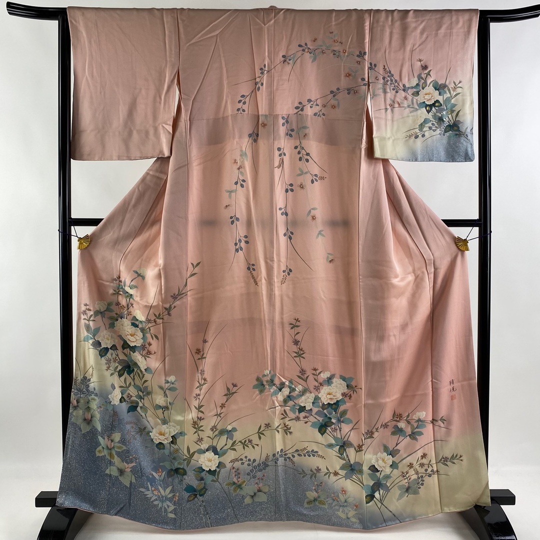 訪問着 身丈164cm 裄丈64cm 正絹 秀品 【中古】の通販 by バイセル ...