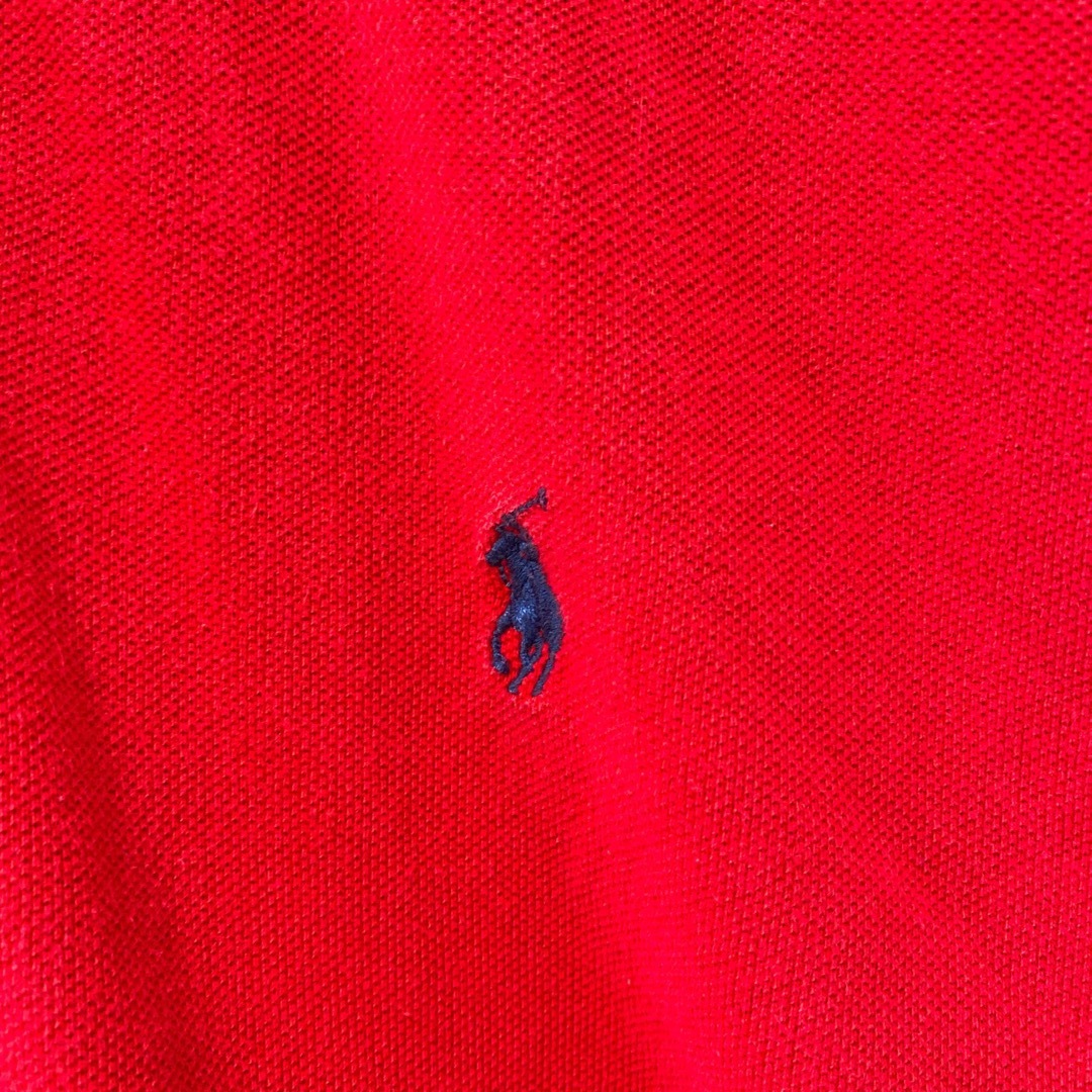 POLO RALPH LAUREN(ポロラルフローレン)のポロラルフローレン　半袖ポロシャツ　ラガー　無地　刺繍ロゴ　男女兼用　Lサイズ メンズのトップス(ポロシャツ)の商品写真