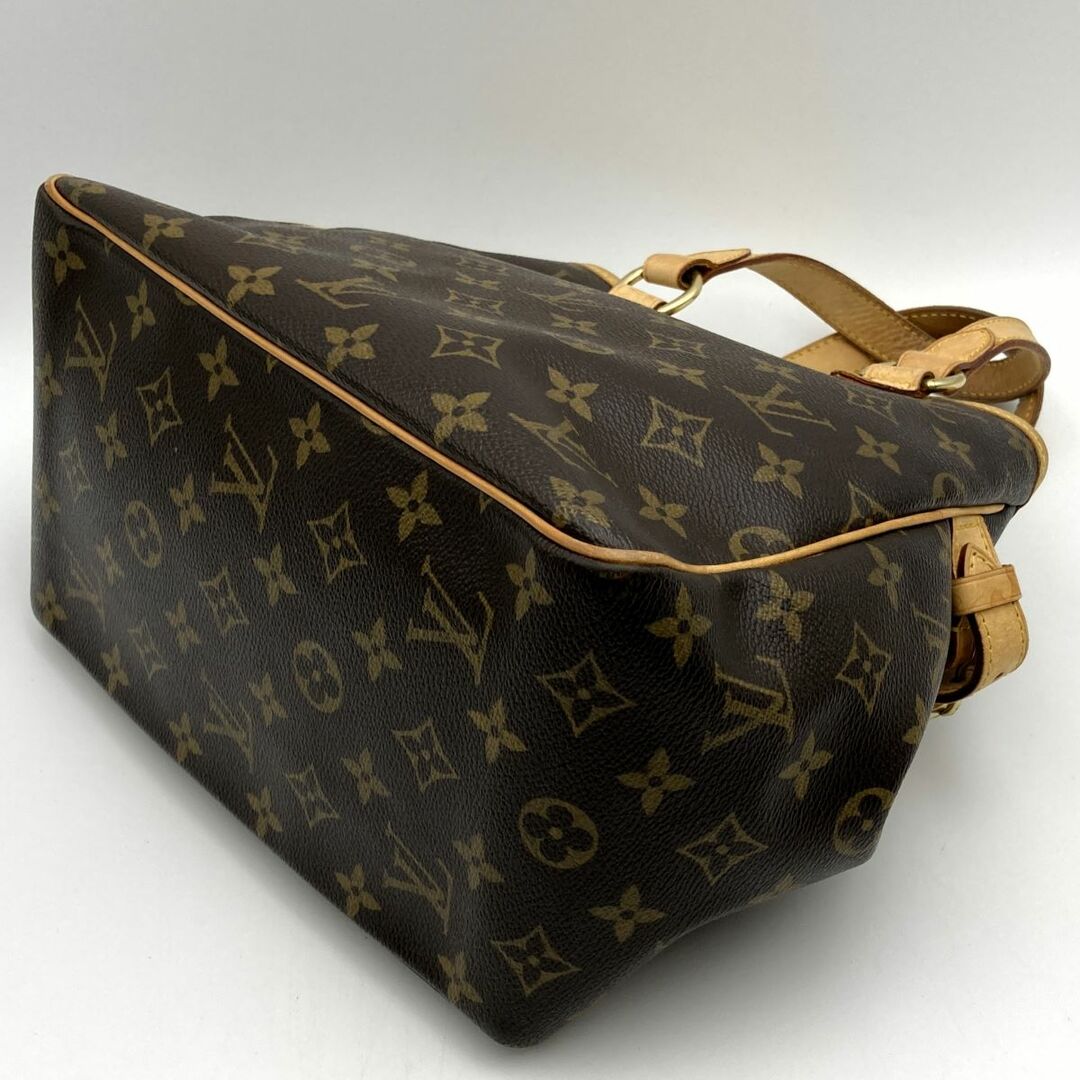 中美品 LOUIS VUITTON ルイ・ヴィトン バティニョール モノグラム トートバッグ ハンドバッグ ブラウン PVC レディース メンズ ファッション M51156 USED 6