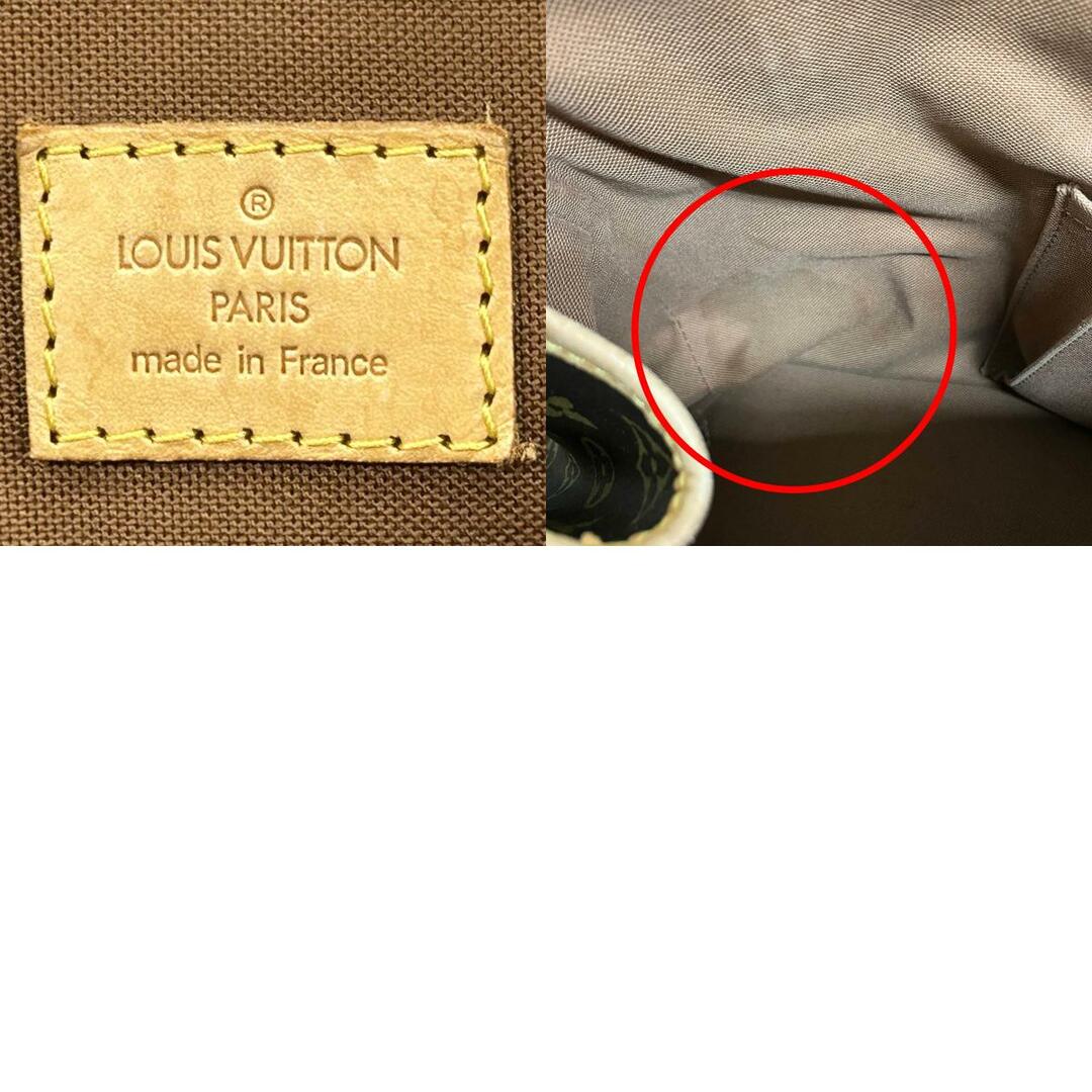 中美品 LOUIS VUITTON ルイ・ヴィトン バティニョール モノグラム トートバッグ ハンドバッグ ブラウン PVC レディース メンズ ファッション M51156 USED 9