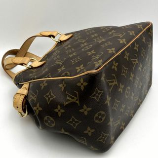 中美品 LOUIS VUITTON ルイ・ヴィトン バティニョール モノグラム トートバッグ ハンドバッグ ブラウン PVC レディース メンズ ファッション M51156 USED