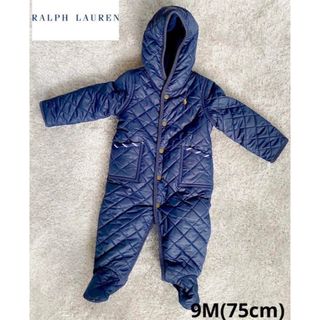 ラルフローレン(Ralph Lauren)のラルフローレン ジャンプスーツ 紺 9M(75cm)(ジャケット/コート)