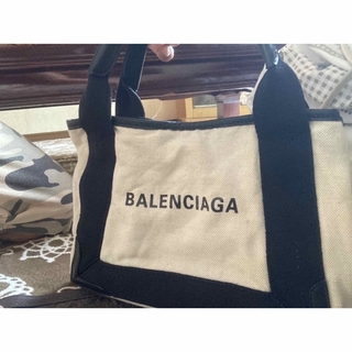 バレンシアガ(Balenciaga)のバレンシアガ  ハンドバッグ カバス xs ネイビー 期間限定値下げ(ハンドバッグ)