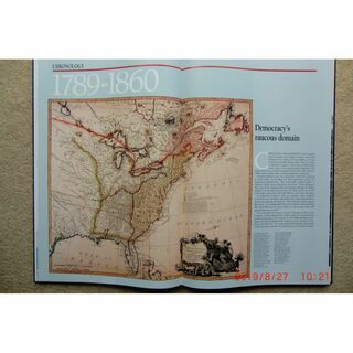 米国歴史地図帳(英文)
