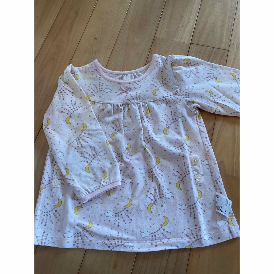 UNIQLO(ユニクロ)の子供パジャマ　100 110 キッズ/ベビー/マタニティのキッズ服女の子用(90cm~)(パジャマ)の商品写真