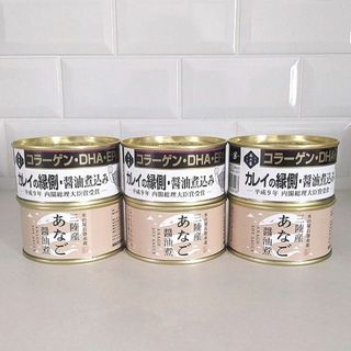 キノヤイシノマキスイサン(木の屋石巻水産)の木の屋石巻水産の缶詰6缶セットC　あなご穴子縁側非常食備蓄ローリングストック(缶詰/瓶詰)