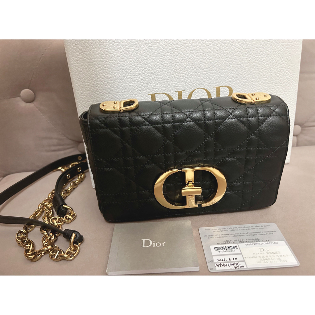 DIOR CARO スモールバッグ カナージュ カーフスキン