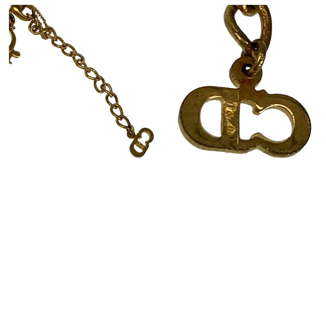 Dior ディオール トロッター ゴールド 金 メタル ネックレス ペンダント レディース 403544