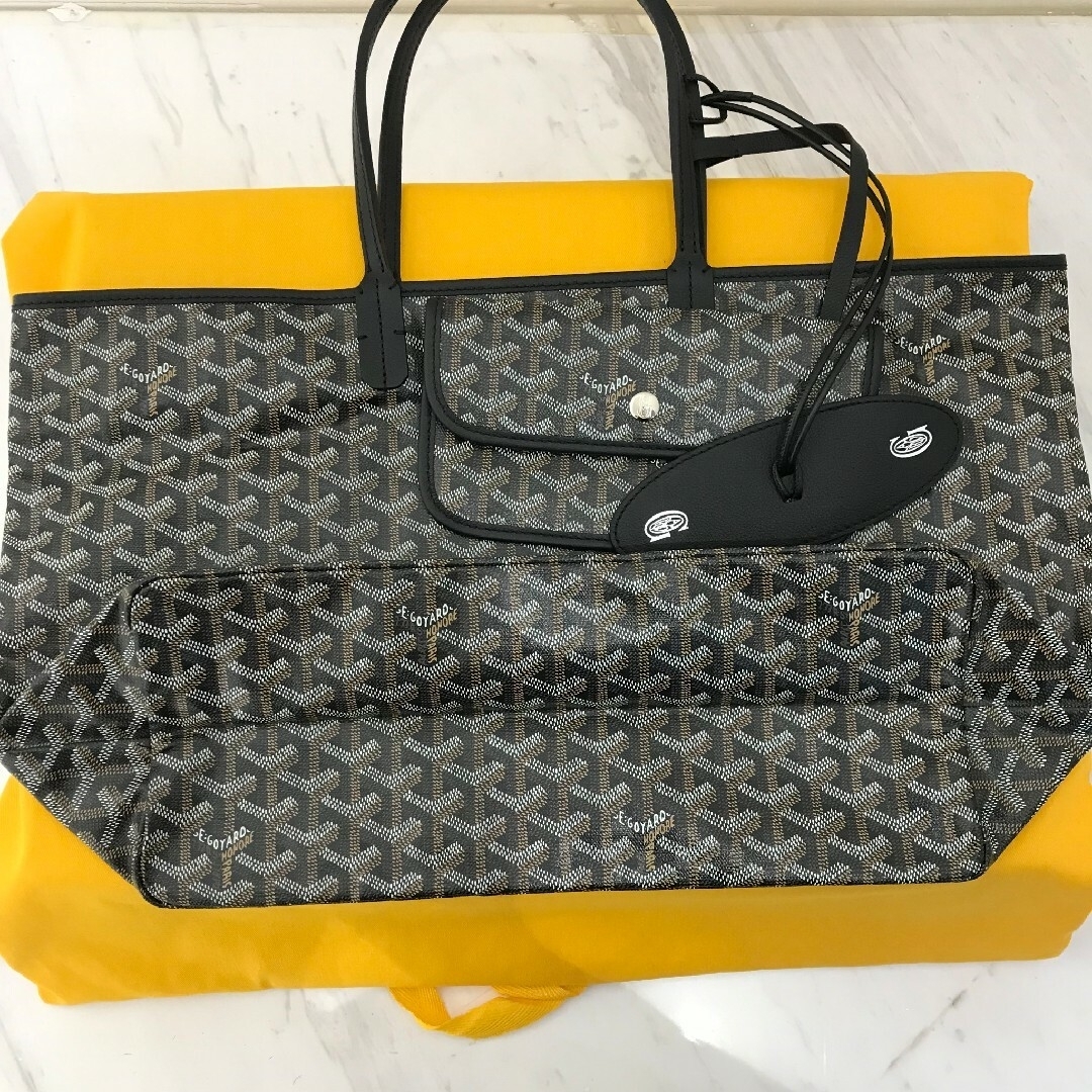 GOYARD - 美品 GOYARD トートバッグ サンルイpm ブラックの通販 by ...