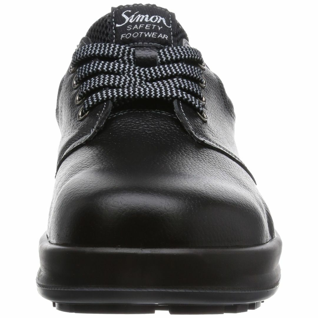[シモン] 安全靴 短靴 JIS規格 耐滑 耐油 快適 軽量 クッション 紐 W 8