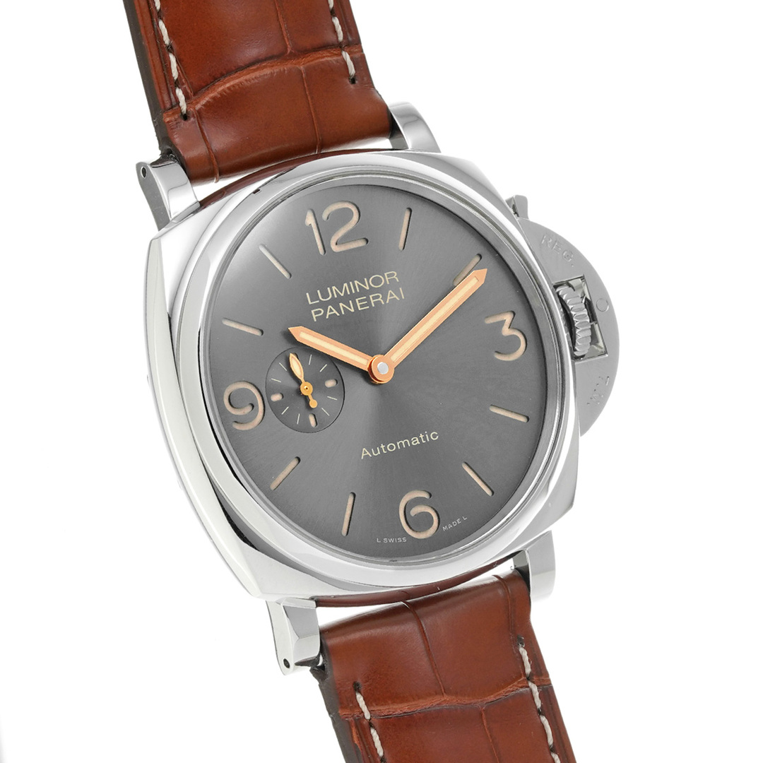 OFFICINE PANERAI(オフィチーネパネライ)の中古 パネライ PANERAI PAM00739 T番(2017年製造) グレー メンズ 腕時計 メンズの時計(腕時計(アナログ))の商品写真