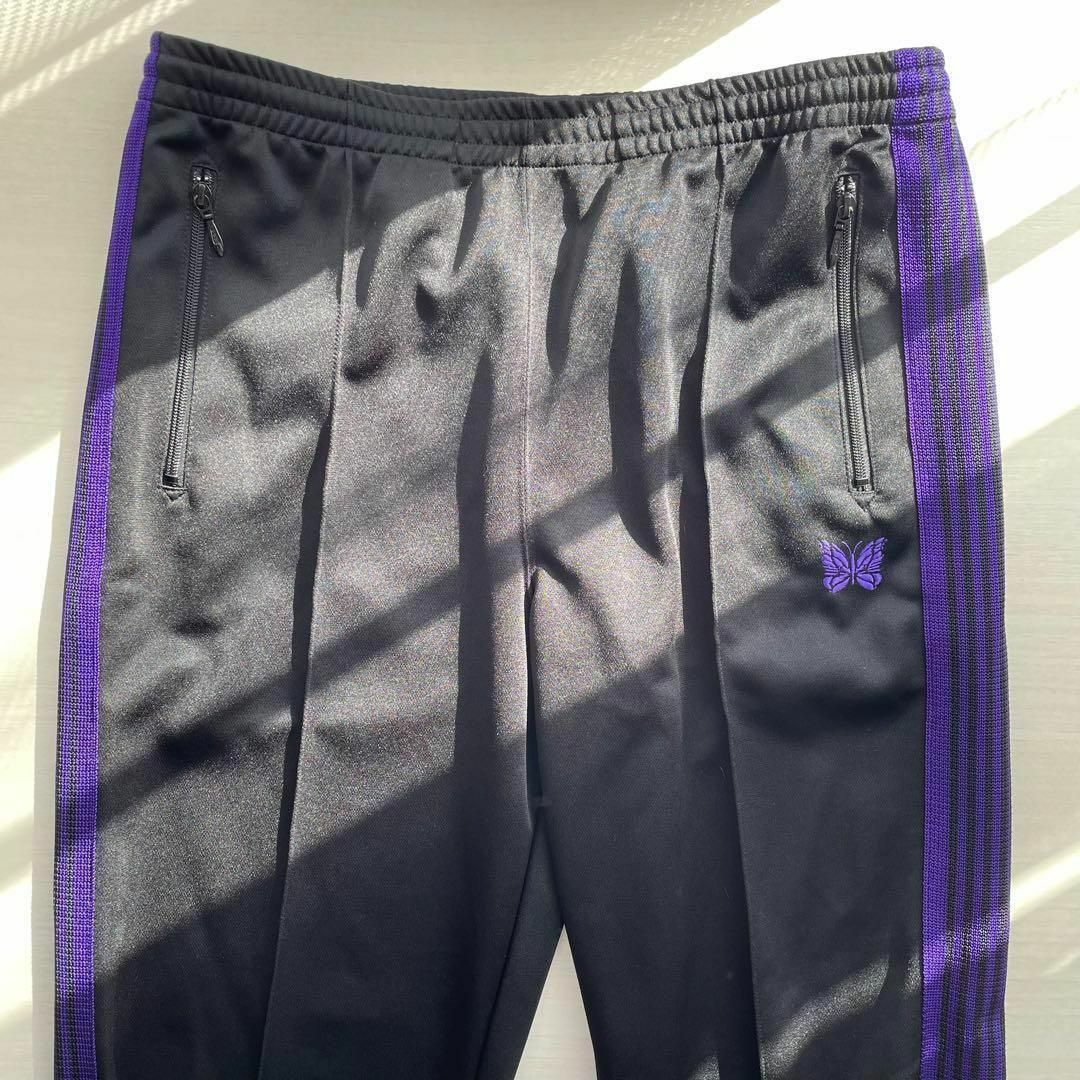 ジップ L ブラック パープル black purple zip 9