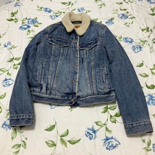 リーバイス(Levi's)のLevi's リーバイスプレミアム ボアデニムジャケット S(Gジャン/デニムジャケット)