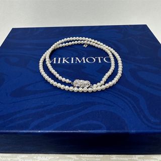 ミキモト(MIKIMOTO)のミキモト　4〜4.5㎜　ベビーパールネックレス　マチネー長さ約51㎝　美品(ネックレス)