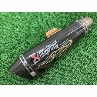 汎用 サイレンサーマフラー 社外 中古 バイク 部品 ステンレス カーボン調 ヘキサゴンエンド CBR GPZ NINJA:22321228