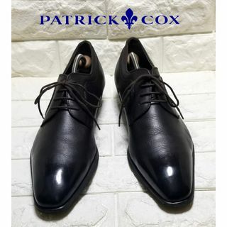 パトリックコックス(PATRICK COX)のPatrick　Cox プレーントゥ　25.0cm ダークブラウン(スリッポン/モカシン)