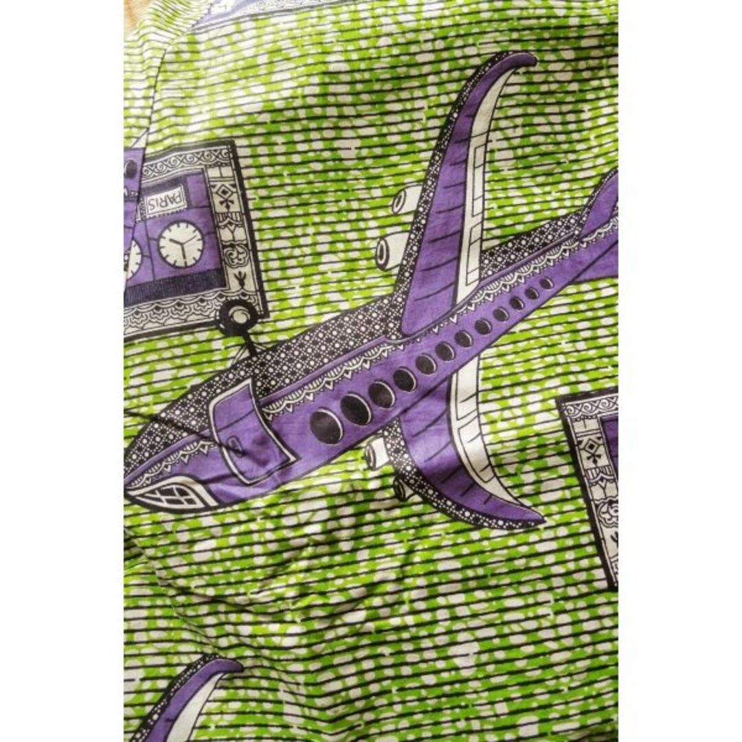 ラップスカート 幾何学アフリカンプレーン●飛行機 レディースのスカート(ロングスカート)の商品写真