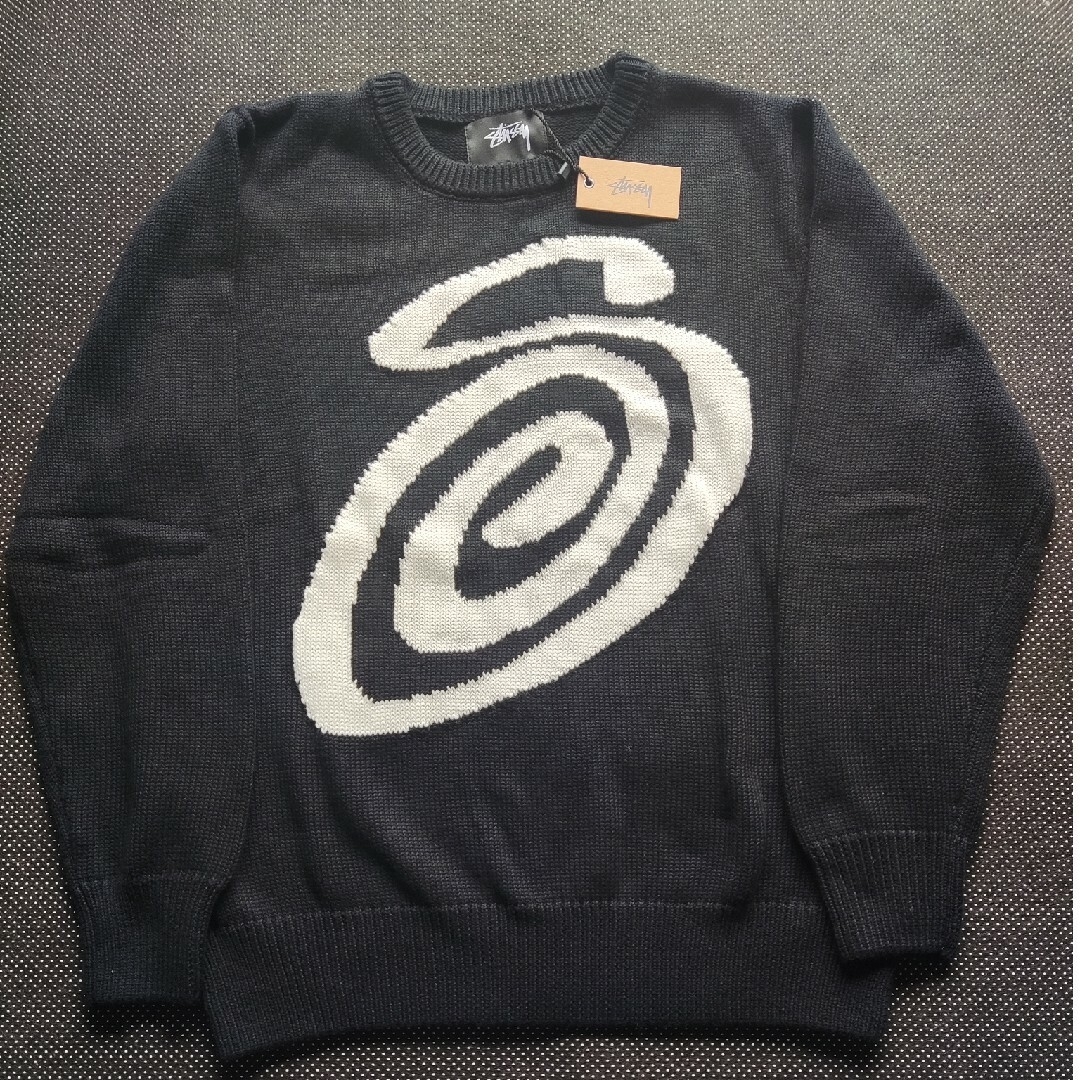 新品未使用STUSSY CURLYSWEATER ニットセーターユニセックス-L