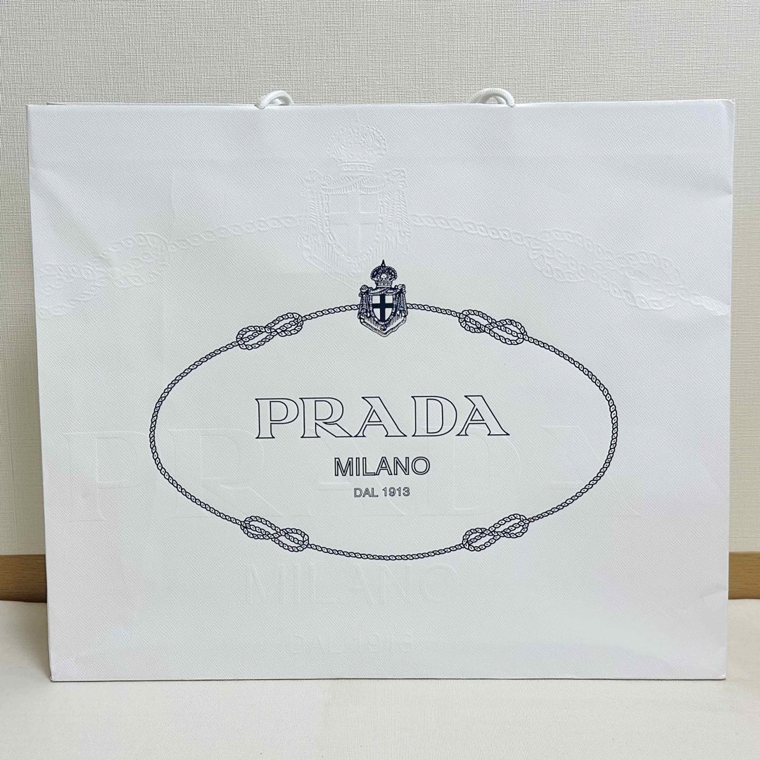 プラダ/PRADA 紙袋 ショ袋 ショッパー 白/大小4枚セット