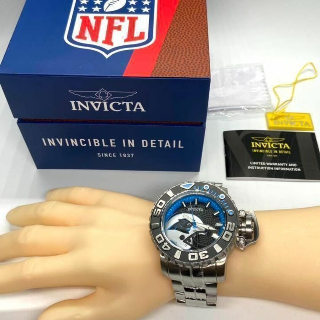 ★NFL! 【定価21万円！】インビクタ コラボ商品 メンズ 自動巻き 高級品 メンズの時計(腕時計(アナログ))の商品写真