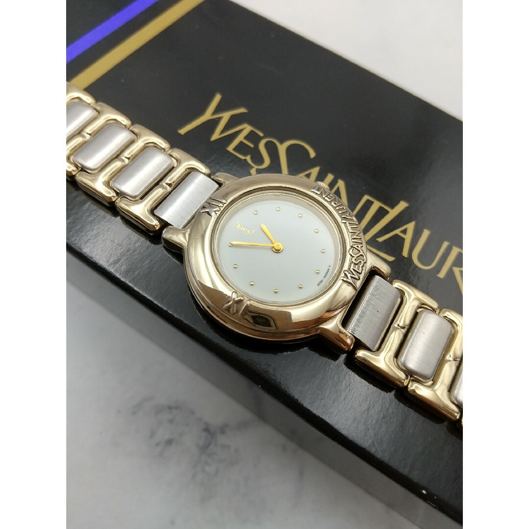 【稼動品】YVES SAINT LAURENT レディース腕時計　クォーツ激レア