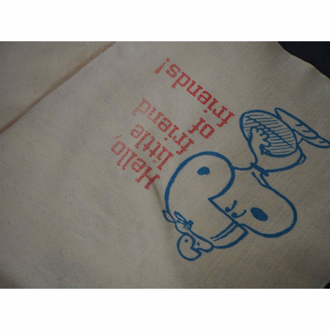 レア vintage スヌーピー ラグ ブランケット ヴィンテージ SNOOPY 2