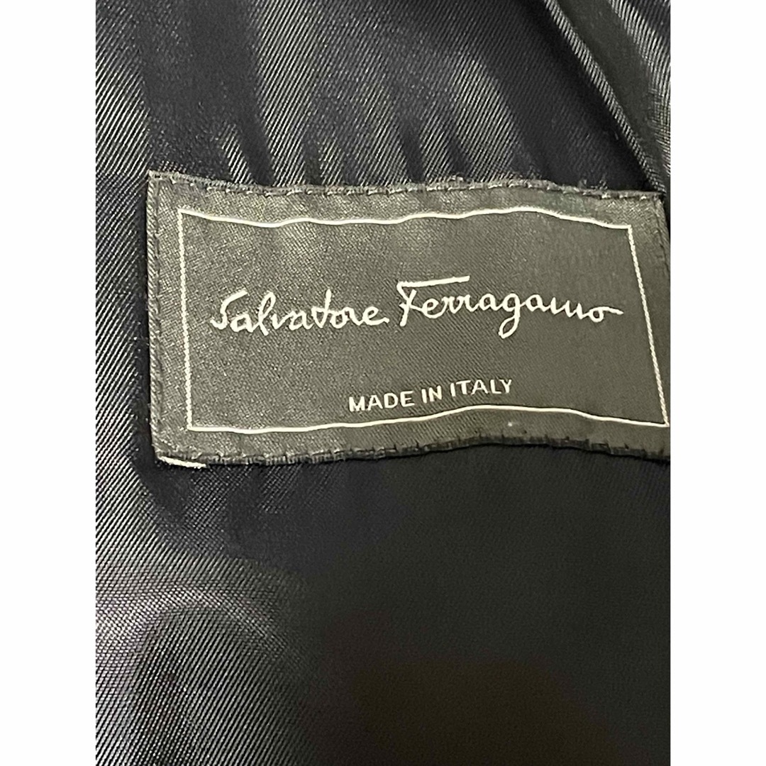 Salvatore Ferragamo(サルヴァトーレフェラガモ)のSalvatore  Ferragamo   ライナー付きレザーコートサイズ48 メンズのジャケット/アウター(その他)の商品写真