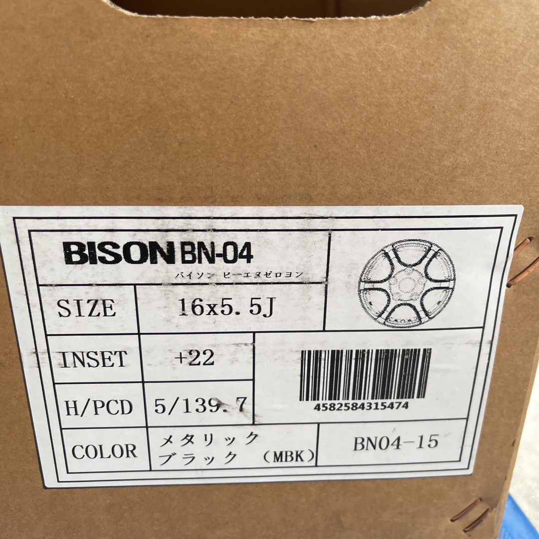バイソン BN04 ジムニー 16×5.5J+22 自動車/バイクの自動車(ホイール)の商品写真