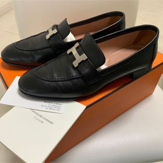 エルメス(Hermes)のエルメス モカシン パリ ローファー  H ロゴ(ローファー/革靴)