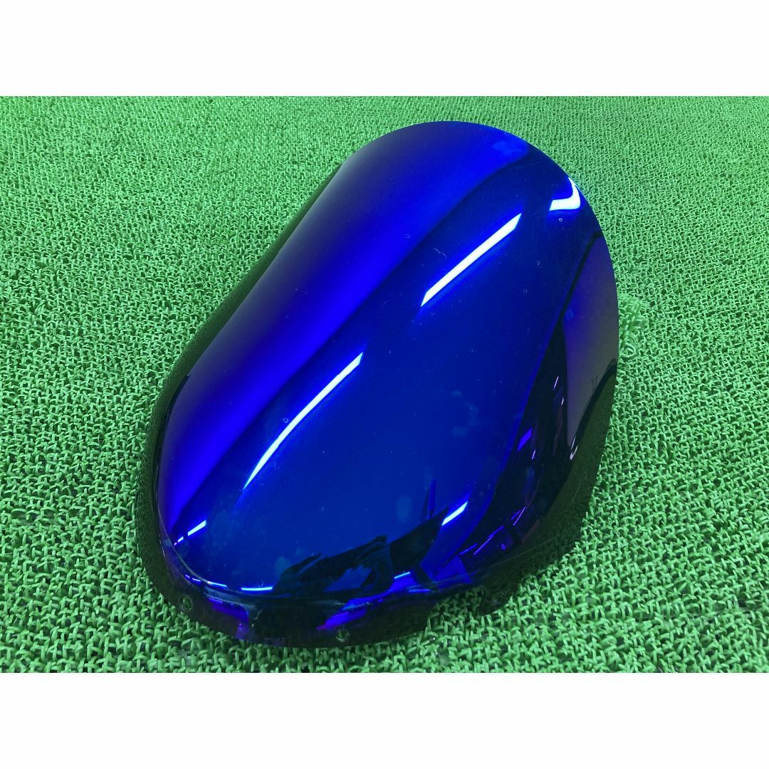 マジェスティ125 スクリーン 社外  バイク 部品 5CA ショート ウインドシールド マジョーラカラー 割れ欠け無し 品薄:22315732