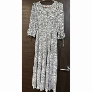 ジュノア(JUNOAH)の美品【JUNOAH】シフォンワンピース(ロングワンピース/マキシワンピース)