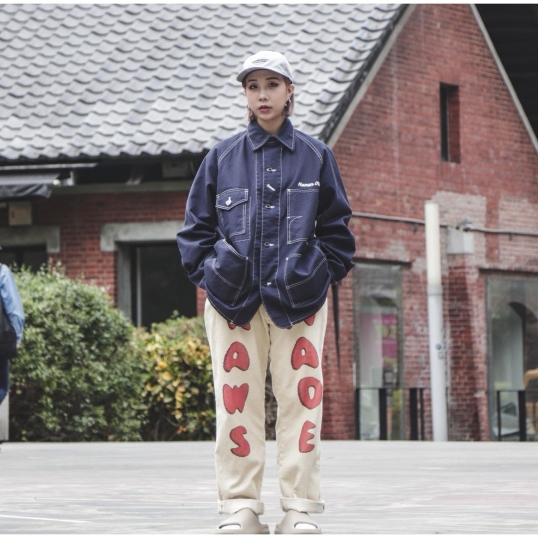 HUMAN MADE KAWS CORDUROY PRINT PANTS Sデニム/ジーンズ