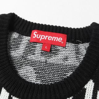 L Supreme Back Logo Sweater 赤 国内正規品　②