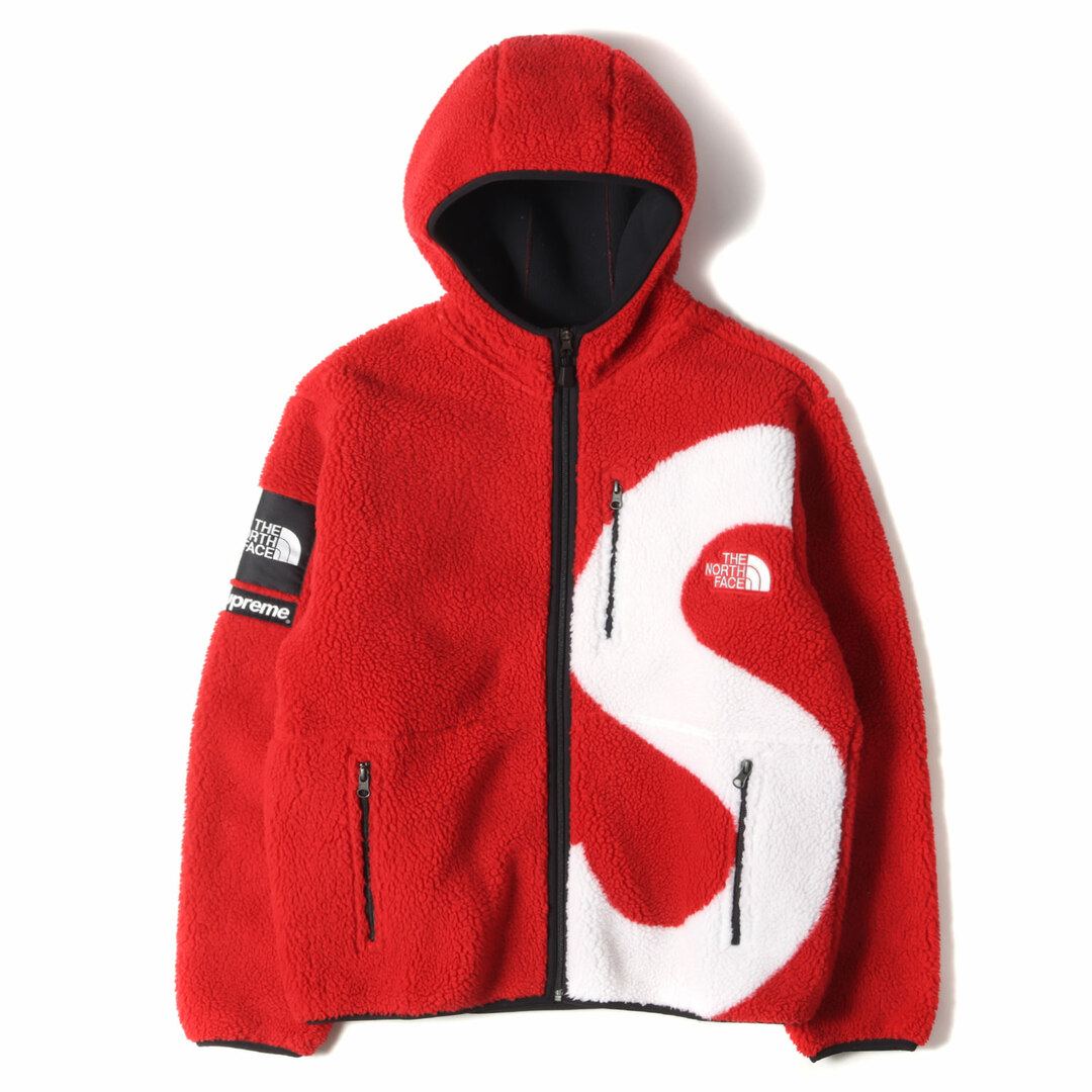 Supreme シュプリーム ジャケット サイズ:M 20AW THE NORTH FACE ノースフェイス Sロゴ フリース ジャケット S Logo Hooded Fleece Jacket NT62004I レッド 赤 アウター ブルゾン コラボ【メンズ】