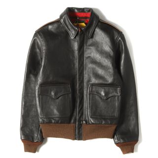 ALPHA INDUSTRIES G-1ジャケット　リアルゴートレザー　極美品