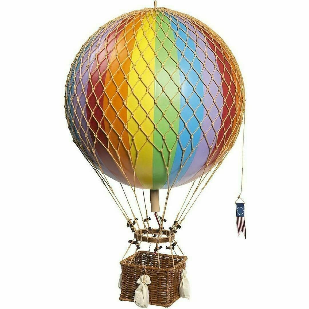 オーセンティック モビール　レインボー 飾り　 気球 バルーン　直径約8.3cm